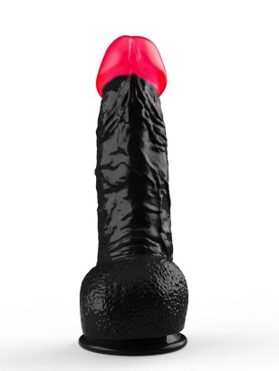 Страпон Harness Realistic с розовой головкой - 17,8 см.