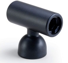 Черная насадка-мастурбатор на вибратор Doxy