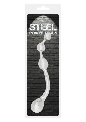 Анальный стимулятор Steel Multistim - 19 см.