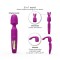 Лиловый вибратор с 2 сменными насадками R-Evolution Wand Vibrator with 2 Attachments