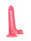 Розовый фаллоимитатор-реалистик на присоске - 16,5 см.