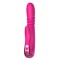Розовый вибратор с ротацией - 23 см.
