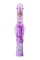 Фиолетовый хай-тек вибратор High-Tech fantasy с вращением бусин - 24,5 см.