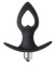 Черная анальная вибровтулка Cordis S - 10,5 см.