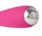 Ярко-розовый G-стимулятор IRIS Clitoral & G-spot Vibrator - 18 см.