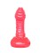 Розовый пупырчаты массажёр простаты - 11 см.
