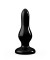 Черная анальная пробка MAGNUM 11 - 11 см.