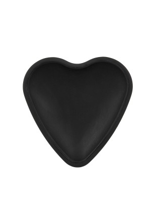 Черный нереалистичный дилдо Emotional Plus на присоске - 13 см.