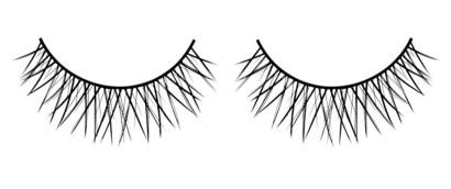 Накладные ресницы, перекрещивающиеся по всей длине Deluxe