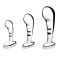 Набор из 3 стальных стимуляторов простаты Stainless Steel P-spot Training Set