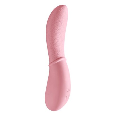Розовый вибростимулятор Appetency Licking Tongue Vibe - 16,5 см.