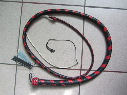 Чёрно-красный снейк  Выпад змеи  - 250 см.