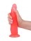Розовый фаллоимитатор без мошонки с присоской - 17 см.
