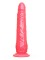 Розовый фаллоимитатор без мошонки с присоской - 17 см.