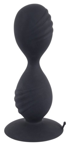 Анальные шарики на жесткой сцепке Backdoor Friend Double