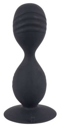 Анальные шарики на жесткой сцепке Backdoor Friend Double