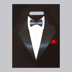 Пакет «Смокинг» полиэтиленовый с вырубной ручкой (30х40 см)