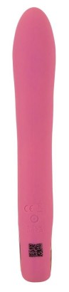 Розовый тонкий вибратор для точки G Slim G-Spot Rose - 21,4 см.