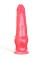 Розовый фаллоимитатор с шипами для клиторальной стимуляции - 17,8 см.