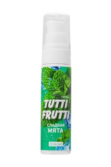 Гель-смазка Tutti-Frutti со вкусом сладкой мяты - 30 гр.