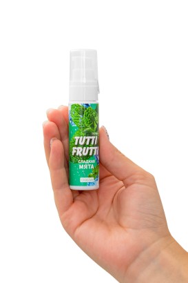 Гель-смазка Tutti-Frutti со вкусом сладкой мяты - 30 гр.