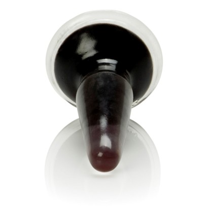 Черная анальная пробка Crystal Cote Probes
