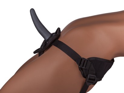 Страпон-унисекс с двумя насадками UNI strap 7  Harness - 19 и 12 см.
