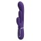 Фиолетовый мультифункциональный вибратор Shania - 22,2 см.