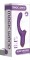 Фиолетовый вагинально-клиторальный вибратор