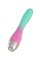 Мятно-розовый вибратор с изогнутой головкой Azalia - 20,5 см.