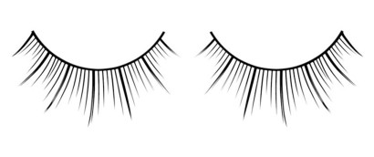 Накладные ресницы со срезом  елочкой  Deluxe