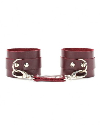 Бордовые наручники Maroon Handcuffs 