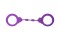 Фиолетовые силиконовые наручники Suppression