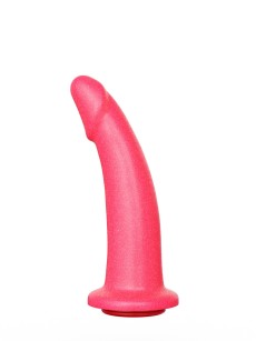 Розовый плаг-массажёр для простаты - 13,5 см.