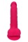 Розовый фаллоимитатор Dildo With Balls 7Inch - 17,7 см.