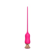 Розовый тонкий стимулятор Nipple Vibrator - 23 см.
