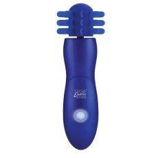Синий вибратор Body & Soul Captivation с вращающимся наконечником