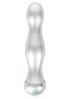 Вибратор Vibe Deluxe Silver - 16,5 см.