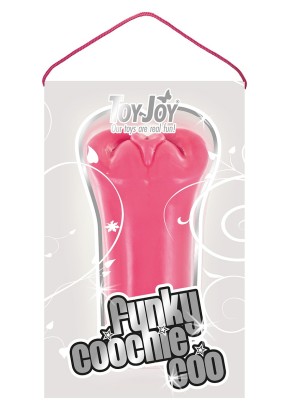 Розовый мастурбатор-вагина FUNKY COOCHIE COO