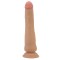Телесный фаллоимитатор Tiemeyer с подвижной кожей и присоской - 25 см.