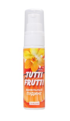 Интимный гель на водной основе Tutti-Frutti  Ванильный пудинг  - 30 гр.