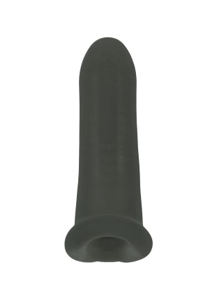 Черный фаллоудлинитель Striker - 13,5 см.