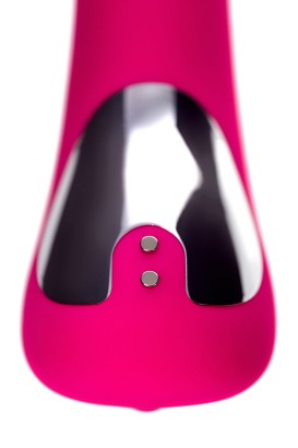 Ярко-розовый вибратор Lovense Osci 2 - 22 см.