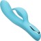 Голубой вибратор-кролик Bunny G - 22,7 см.