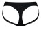 Черные трусики для насадок Heroine Lingerie Harness - size XL