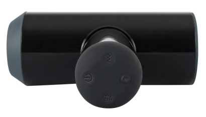 Черный мастурбатор с удобной ручкой Masturbator with 2 Functions