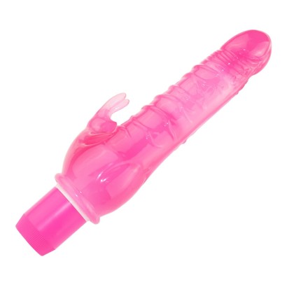 Розовый вибратор-кролик Penetrator Climbing Rabbit 7.5  - 19 см.