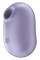 Сиреневый вакуумный вибростимулятор клитора Satisfyer Pro To Go 2