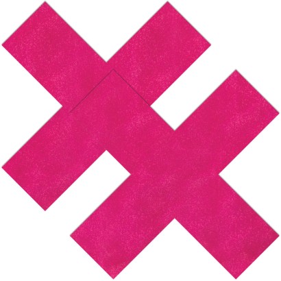 Розовые пестисы-крестики