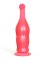 Розовый анальный стимулятор на присоске - 16,5 см.